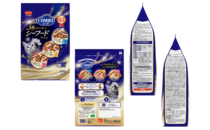 キャットフード：コンボ6種類アソート 日本ペットフード ネコ 猫 愛猫 ケア ペット えさ セット 健康 栄養