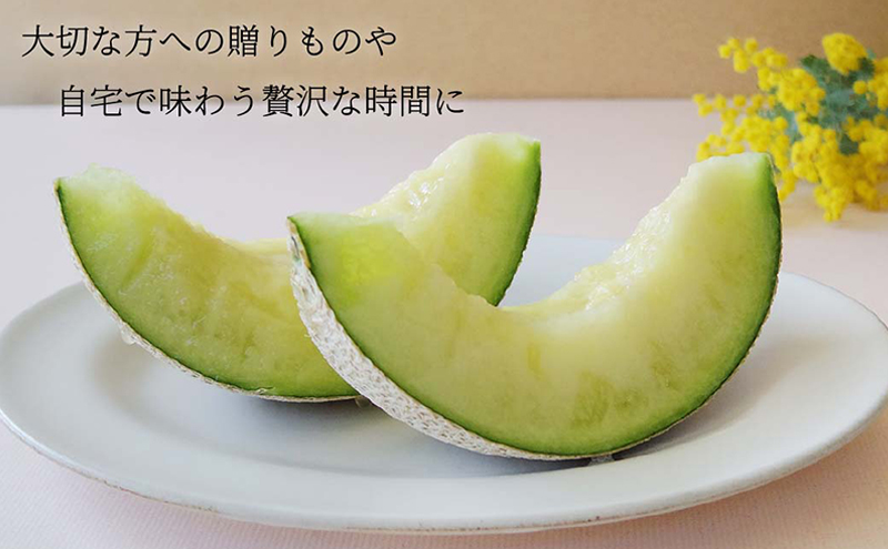 クラウンメロン山等級1.4kg前後　1玉入り