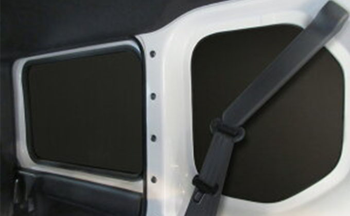 ホンダ バン N-VAN用 ウィンドウパネル5枚セット (ポップアップ機構なし) JJ-NVN70-602