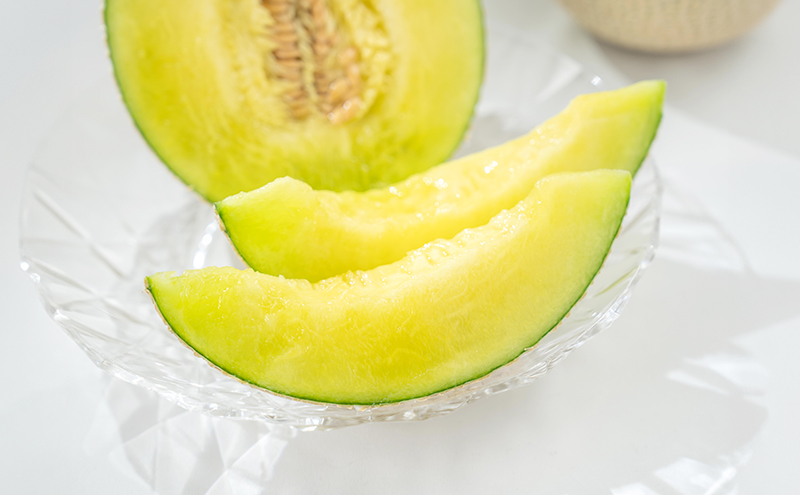 クラウンメロン 1.3kg以上 1玉 (夏3～8月) 果物 メロン 青肉 フルーツ デザート 高級メロン ブランドメロン 袋井市 静岡県