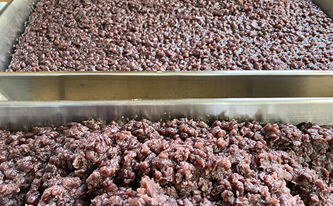 自家製の手造り粒あん2kg