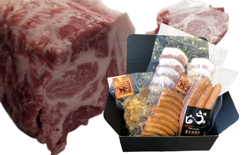 富士金華　豚ロースブロック5～6kg＋バラエティセット