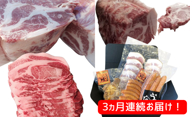 【毎月お届け！】富士金華　豚肉たっぷり味わいセット