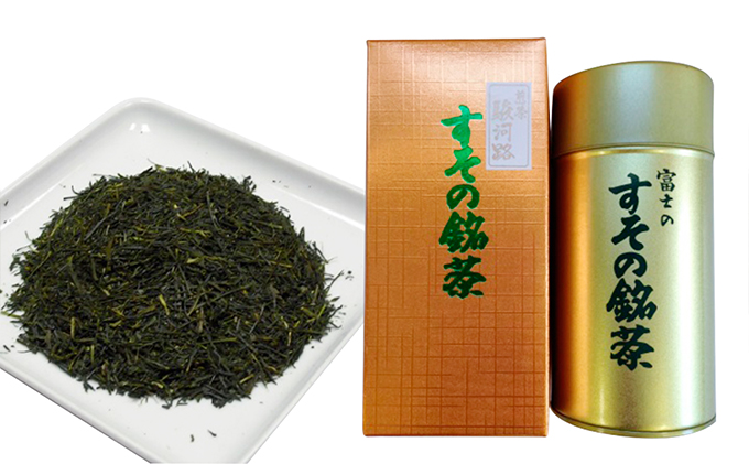 深蒸し特上煎茶　霊峰富士缶入り