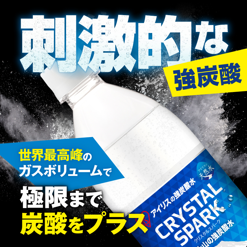 炭酸水 定期便 2ヵ月 富士山の強炭酸水 500ml 24本 ドリンク アイリスオーヤマ 2回