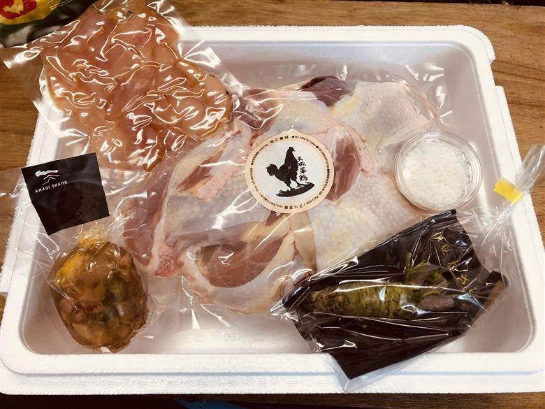 037-002　天城軍鶏一羽まるまるセット