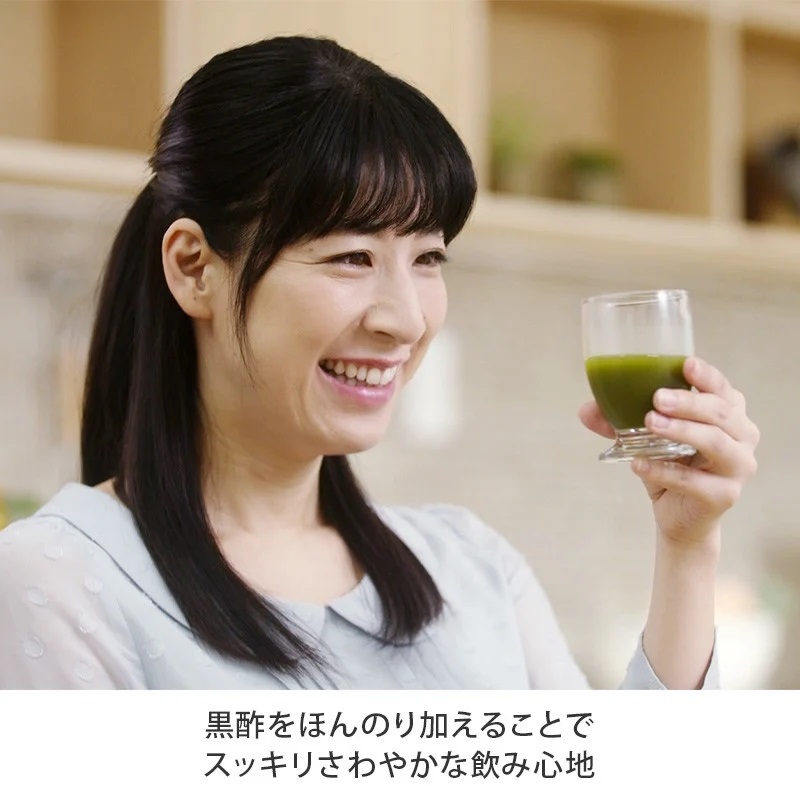 シリーズ累計販売数11億杯を突破した「青汁三昧」に『壺まるごと黒酢粉末』を配合。「黒酢の入った青汁三昧」×3か月分