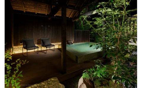 【LOQUAT Villa SUGURO】極上別邸スイート　露天風呂付客室宿泊券（２名様）　80-002