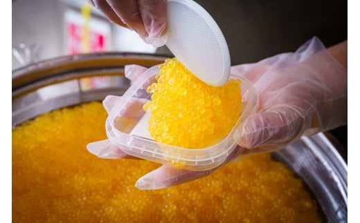 【数量限定】 清流の女王！あまごの黄金イクラ（白醤油づけ）【いくら イクラ サーモン あまご 天城 川魚 紅姫 サツキマス 清流 湧き水 大型化 刺身 サーモンピンク 脂 清流の女王 釣り人 甘味 美味 絶賛 しずおか食セレクション 養殖魚 塩漬け 絶品 縁起 プレゼント】