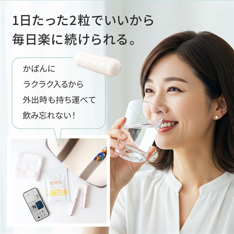 ターナリーNMN（60粒入パウチ）×２袋 （60粒入パウチ）×２袋