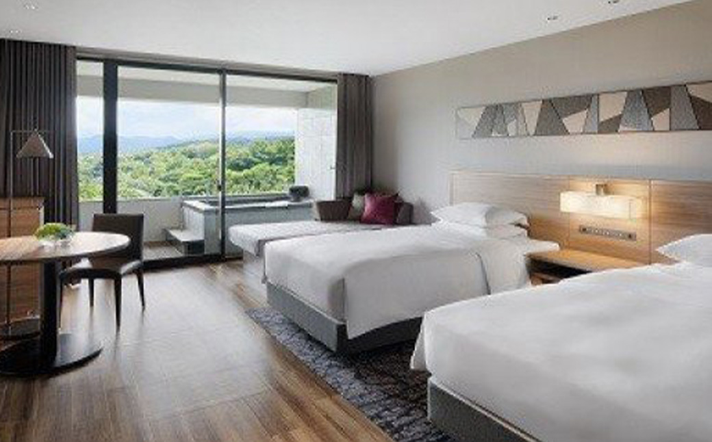 1泊２日人間ドック伊豆マリオットホテル露天風呂付部屋宿泊付き（夕１食）２名様（同室）内臓脂肪測定付き　50-001