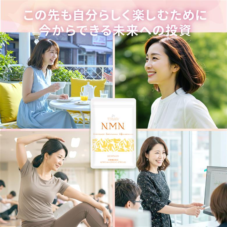 ターナリーNMN（60粒入パウチ）×２袋 （60粒入パウチ）×２袋