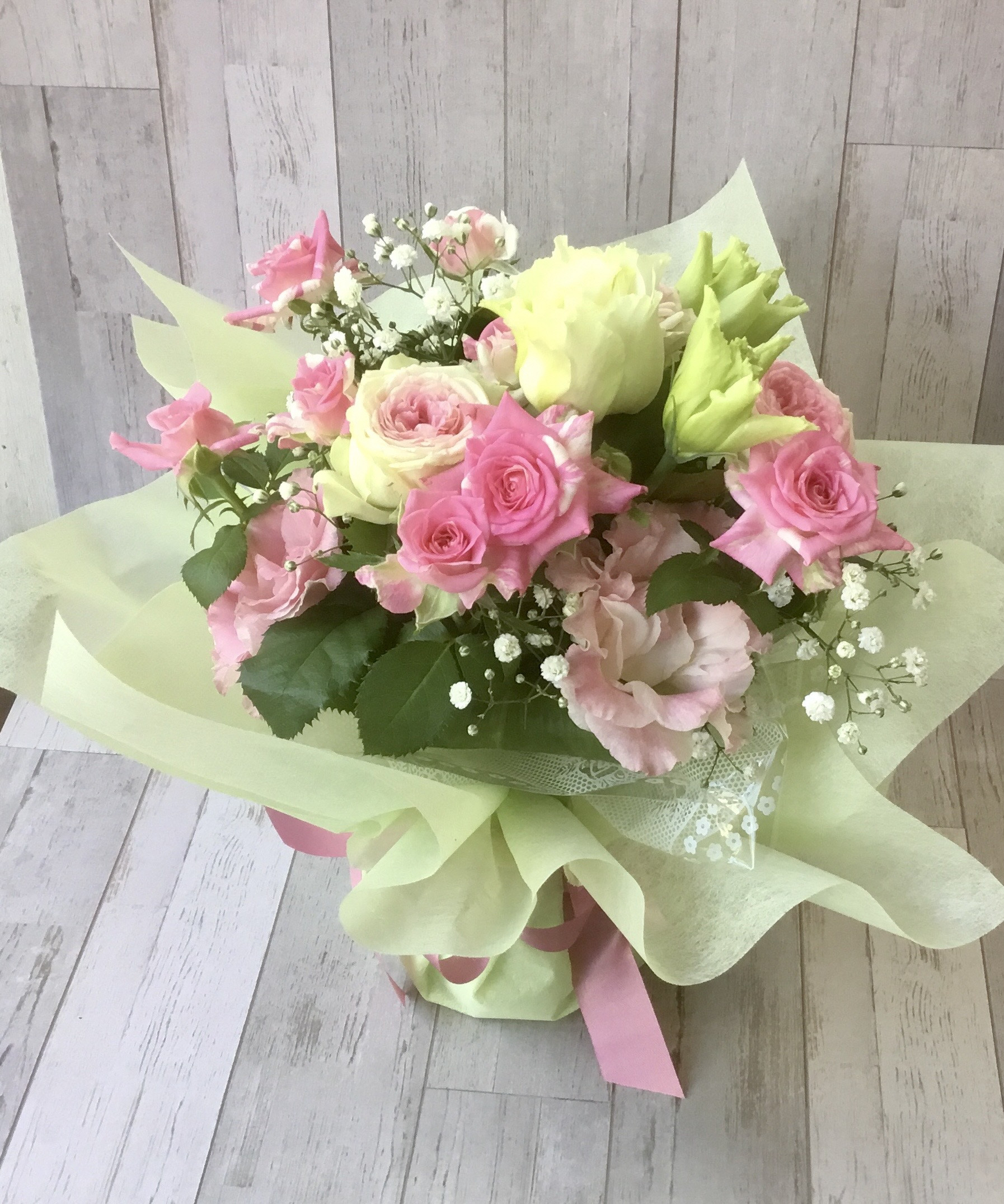 あきつフルール そのまま 飾れる スタンディング ブーケ 【伊豆 花 ギフト フラワー アレンジメント スタンディング】　011-001