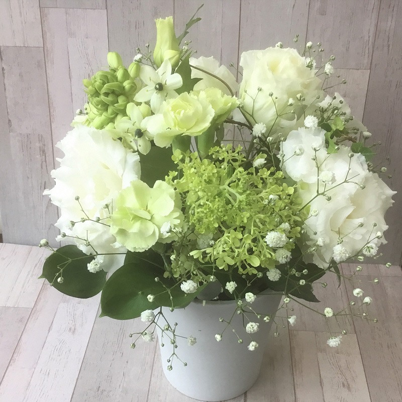 あきつフルール メモリアル 御供花束・アレンジメント【伊豆 花 ギフト フラワー アレンジメント 供え花】 011-002