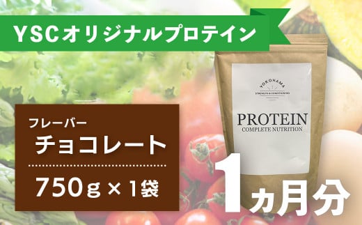 YOKOHAMA STRENGTH & CONDITIONING PROTEIN COMPLETE NUTRITION　1ヶ月分 ホエイプロテインパウダー チョコレート風味 ドリンク メンテナンス ホエイ 健康 体 維持 [020-016]