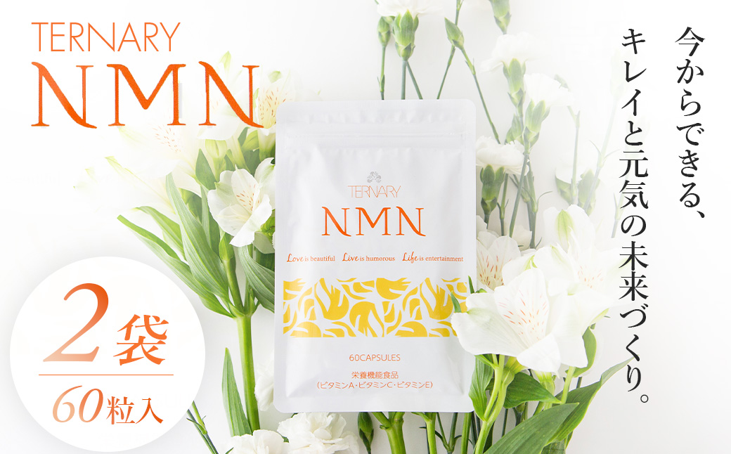 ターナリーNMN(60粒入パウチ)×2袋
