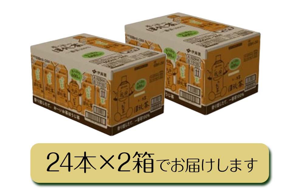 お～いお茶 ほうじ茶 600ml×48本セット　［おーいお茶 ペットボトル ケース 箱 伊藤園 静岡］