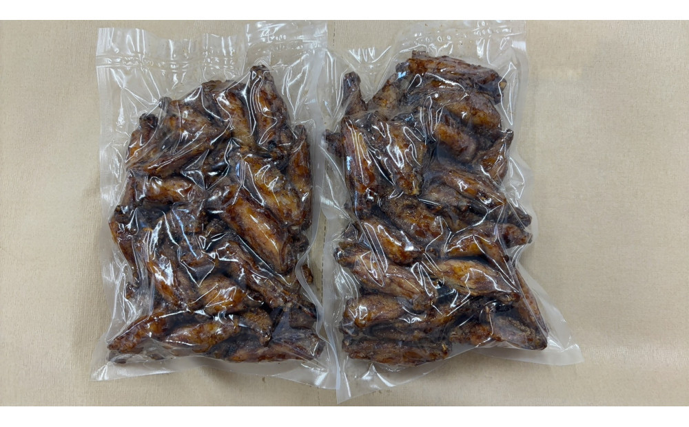 国産　マルマツオリジナル手羽中甘辛揚げ1kg（500ｇ×2袋）肉のプロが手がける！！静岡県　お肉屋さんマルマツの大人気商品！！