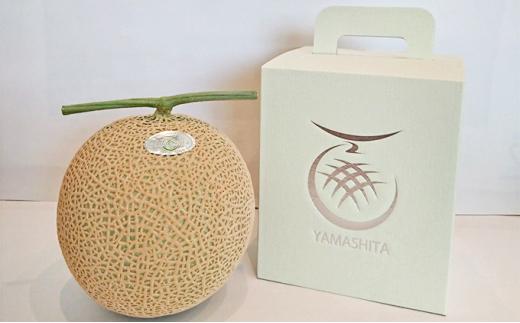 静岡温室メロン  M玉1玉約1.4kg 最高級のマスクメロン 山下メロン園 高級果実店に仕入るほどの自信のあるメロン ギフト メロン めろん 箱詰め フルーツ 果物  産地直送 甘いメロン 糖度  青肉 高級 百貨店