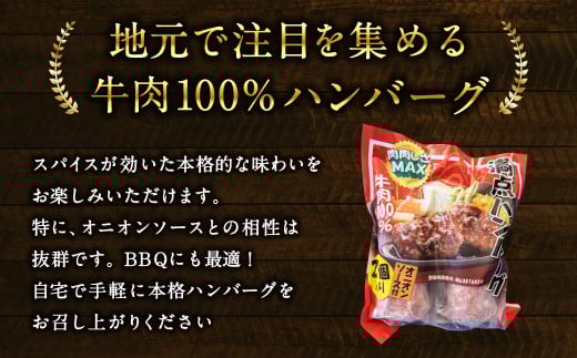 満点！ハンバーグ（タレ付）2個入×5セット 合計10個