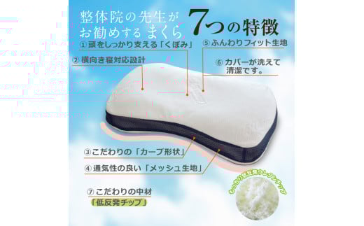 整体院の先生がおすすめする 枕 低反発チップ