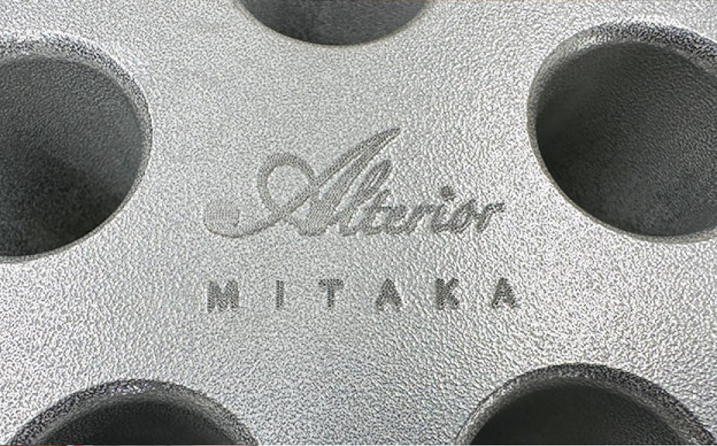 【受皿：ネイビー】コンパクト 傘立て （ロゴあり） 傘 カサ 傘立 アルミ製 かさたて かさ立て 傘たて ロゴ 受け皿 シンプル 倒れにくい カフェ サロン 高級感 安定感 業務用 家庭用 静岡 菊川市