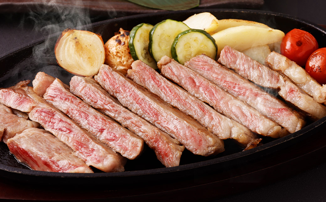 遠州夢咲牛 ロース ステーキ用 約400g×1枚 【ブランド牛】 お肉 肉 牛肉 和牛 ステーキ 冷蔵