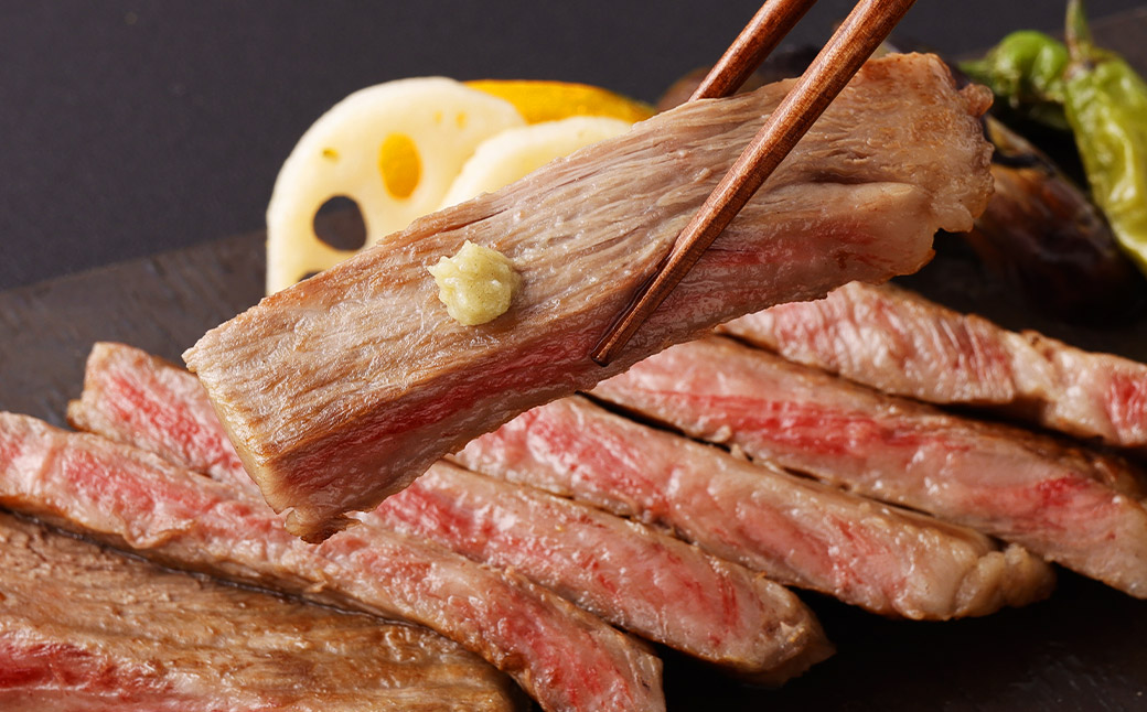 遠州夢咲牛 ロース ステーキ用 約400g×1枚 【ブランド牛】 お肉 肉 牛肉 和牛 ステーキ 冷蔵