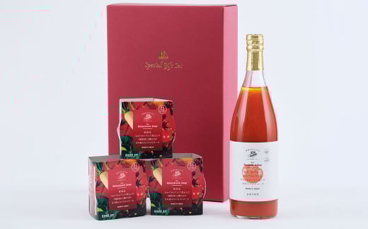 トマトジュース780ml×1本＆ミネストローネ3個セット