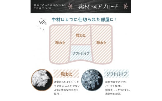 まるでオーダーメイド エクスクルーシブ 枕 高めタイプ