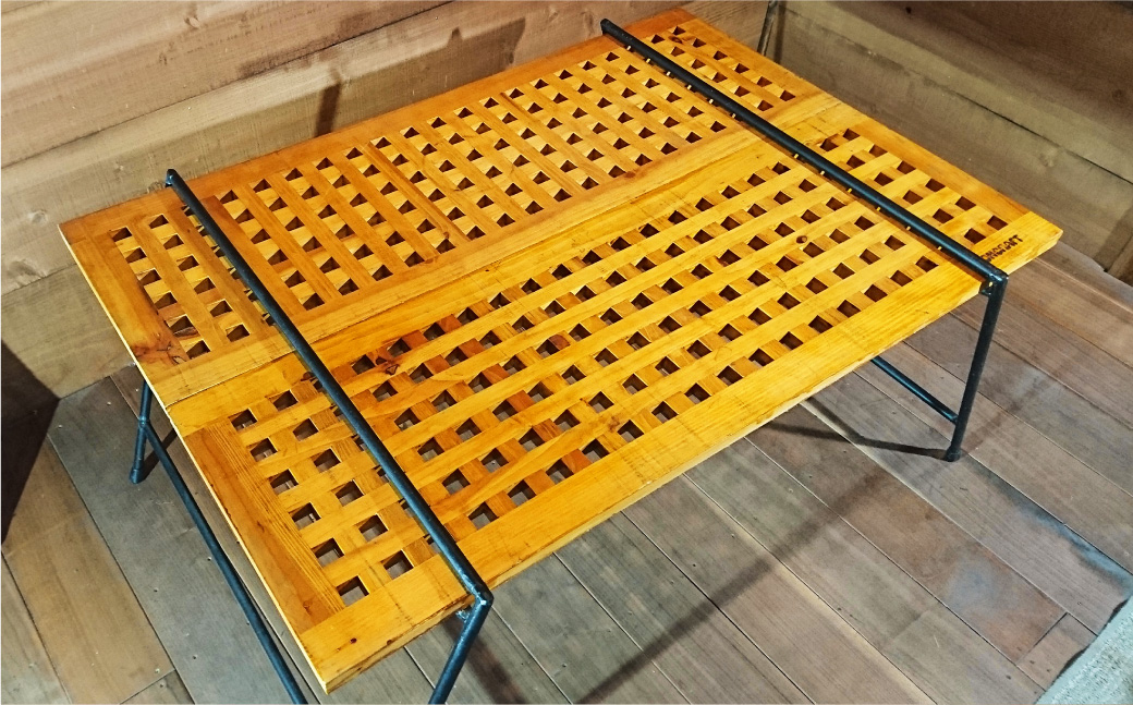 アイアンテーブル （ フレーム のみ ）（ 460mm ） 組立 組み立て キャンプ アウトドア DIY テーブル