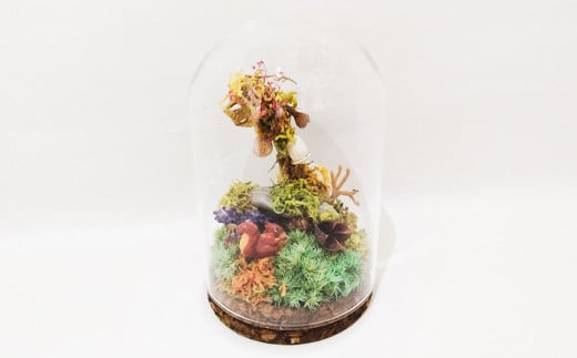 【さとリウム（R）】プリザーブド加工のテラリウム 苔