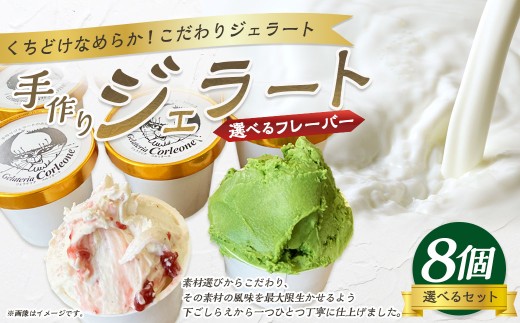 手作りジェラート 8個セット