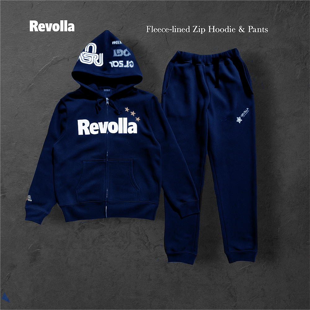 【ネイビー】 ふっくら 暖かい ジップフーディー＆パンツ［ロゴ＆スタータイプ］ 裏起毛仕様／ ブラック ・ グレー ・ ネイビー ／S〜XXL ファッション ファッション雑貨 サイドポケット スウェット デザイン シルエット おしゃれ プレゼント ギフト 贈答用 お祝い アウトドア 登山 キャンプ 旅行 便利 日常使い おしゃれ 静岡県 牧之原市