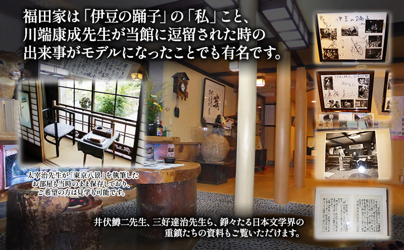 旅行 静岡県 宿泊補助券 福田家 15000円分 温泉 露天風呂 宿泊 旅館 ホテル 宿 観光 国内旅行 家族 ファミリー カップル 一人旅 記念日 チケット 宿泊券 旅行券 券 ギフト券 施設利用券 静岡 河津 河津町