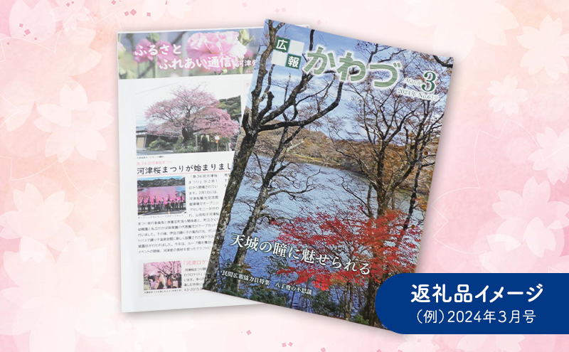 広報誌 ふるさとふれあい通信 定期便 一年分 雑誌 地域のお礼の品 定期購読 本 河津町 静岡県