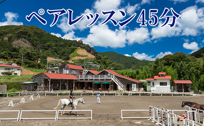 天城ホースビレッジ 施設利用券 ペアレッスン45分