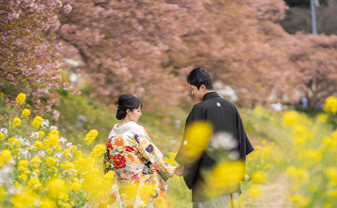 フォトグラファーによる河津町内ロケーション撮影と写真アルバム（撮影データ付）