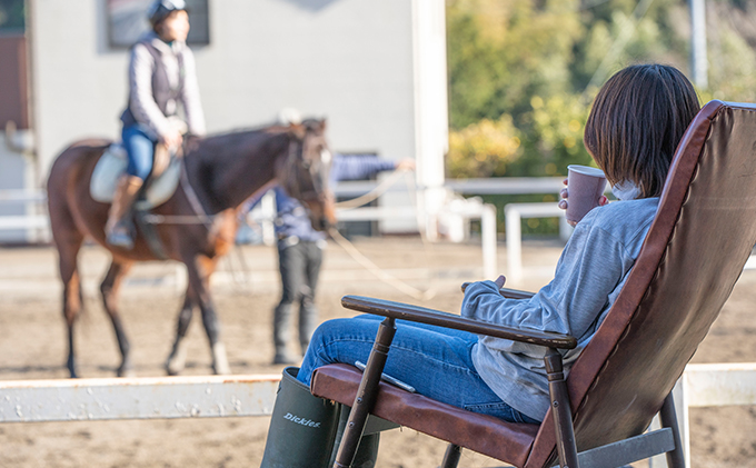 天城ホースビレッジ 施設利用券 引き馬10分（にんじん付き）