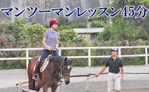 天城ホースビレッジ施設利用券 マンツーマンレッスン45分