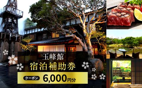 旅行 静岡県 宿泊補助券 玉峰館 6000円分 伊豆 温泉 宿泊 旅館 ホテル 宿 観光 国内旅行 家族 ファミリー カップル 一人旅 記念日 チケット 宿泊券 旅行券 券 ギフト券 施設利用券 静岡 河津 河津町