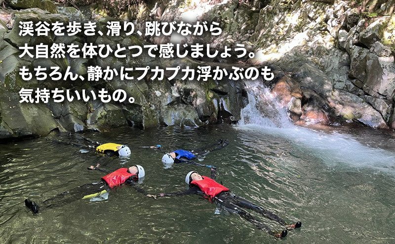 キャニオニングツアー 2人利用券 半日コース サンダンキャニオニング 利用券 チケット キャニオニング アクティビティ アウトドア レジャー スポーツ 遊び 自然 河津町 静岡県