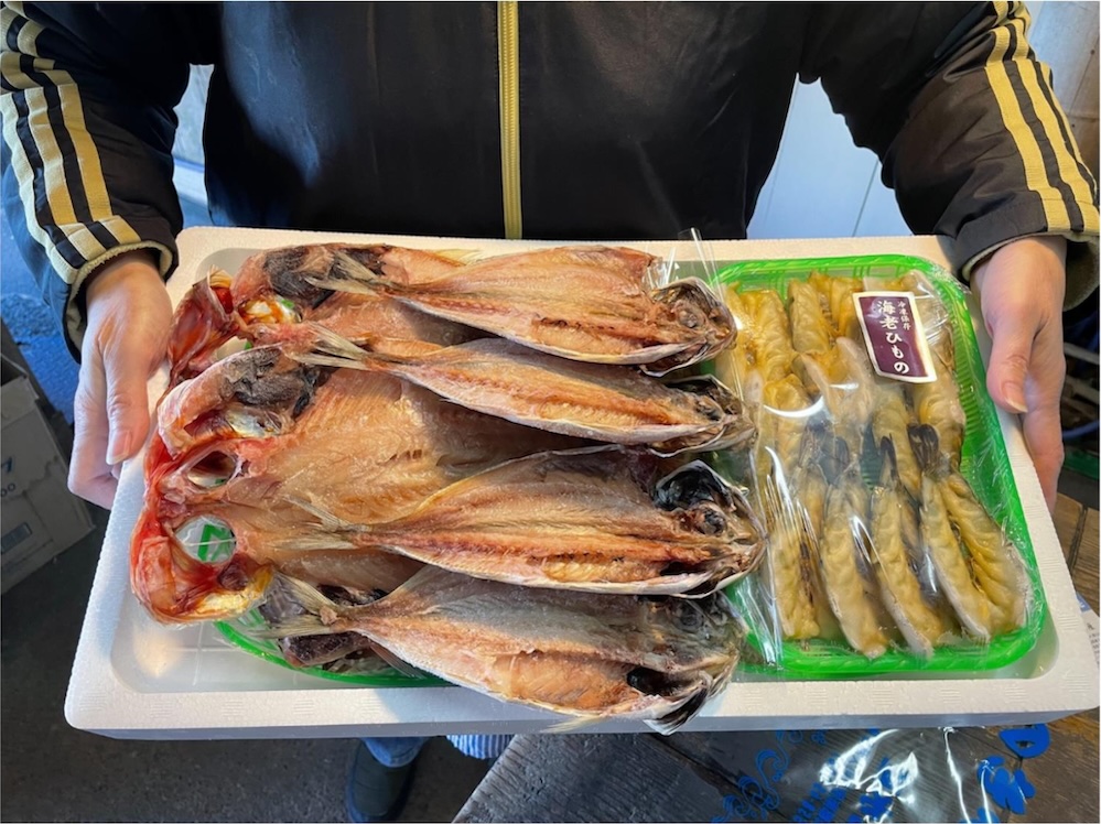 お手軽！旭洋丸水産手作り干物セット　干物 ひもの 静岡県産 伊豆 魚介類 アジ 金目鯛 エボ鯛 海老 サバみりん  無添加 冷凍 お手軽　<AC-1>