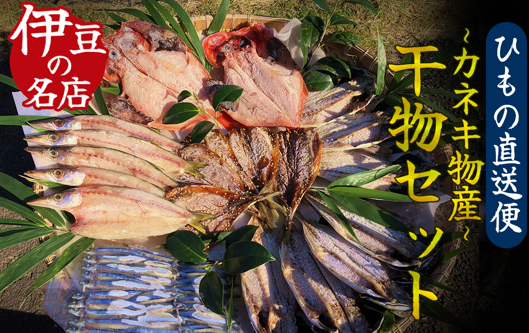 ひもの詰め合わせセット ③ 【 干物 ひもの セット 詰め合わせ 静岡県産 伊豆 魚介類 アジ 金目鯛 キンメ きびなご みりん さんま 秋刀魚 かます 冷凍 人気 おすすめ 】　<J-4>