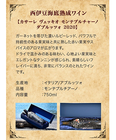 「海底熟成ワインVOYAGE」飲み比べ４本セット 海底貯蔵 ワイン 赤 白 赤白 ミックス セット イタリア フランス 箱付き 箱 飲み比べ 贈答品 ギフト