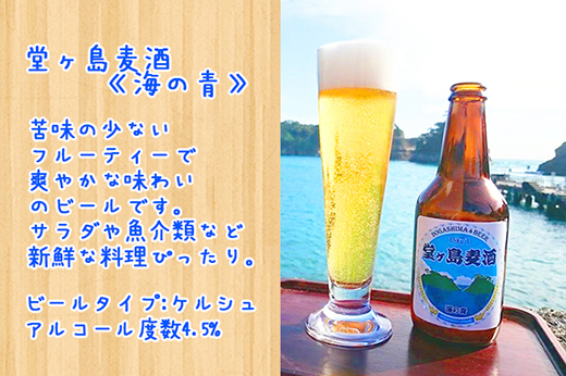地ビール「堂ヶ島麦酒（6本セット）」 麦酒 地ビール 瓶 ご当地 堂ヶ島 飲み比べ クラフトビール 伊豆 ギフト プレゼント
