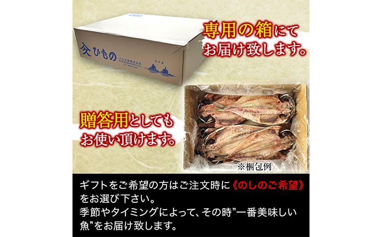選べる内容量！ 入久水産の「あじの干物が大きすぎちゃってごめんなさい　10枚」 ひもの 鯵 詰合せ 特大 2.2㎏ 以上 御歳暮 御中元 伊豆 ギフト 10枚