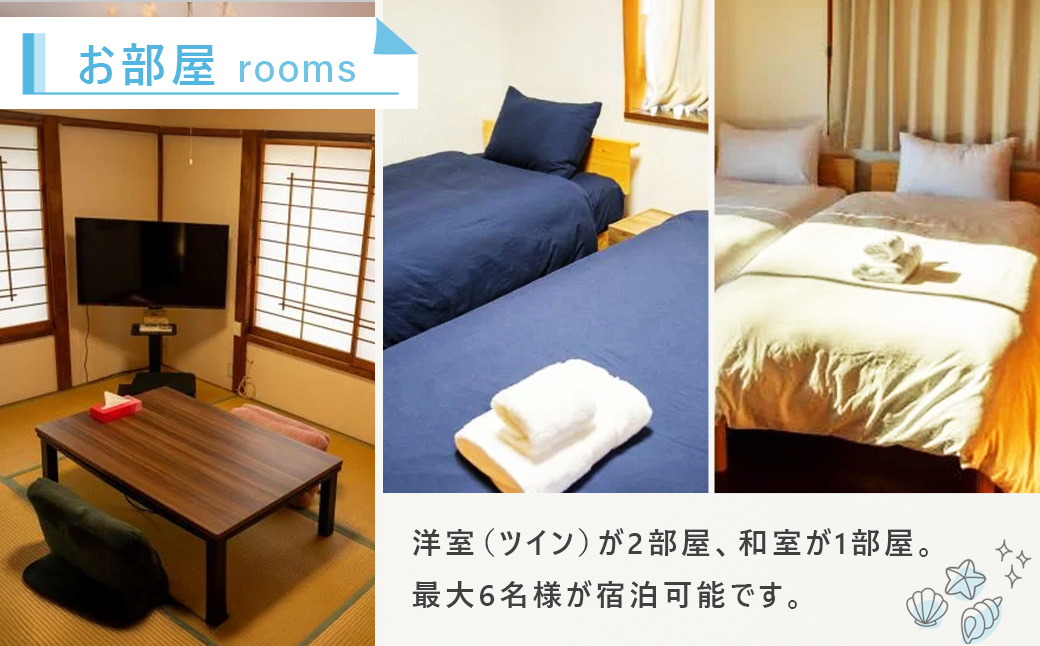 ジオパラダイス西伊豆　一棟貸し（6名様まで）素泊り　宿泊補助券（24,000円分）