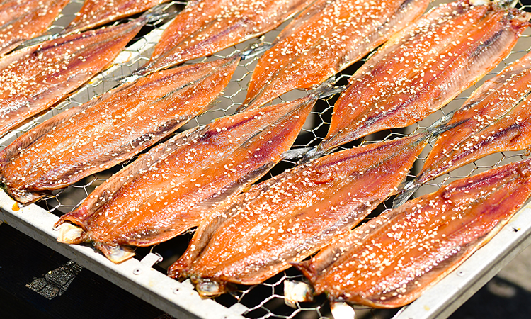 海産屋の「無添加ひもの太鼓判セット」 干物 無着色 あじ ギフト 御中元 御歳暮 伊豆 静岡