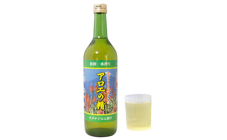 １００％キダチアロエ液汁「アロエの精」720ml 美容 飲料 アロエ 搾汁液 あろえ ジュース ドリンク アロエドリンク 伊豆